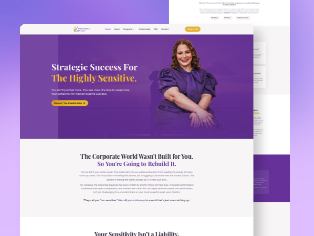 High-Converting Coach Websites Showcase 8