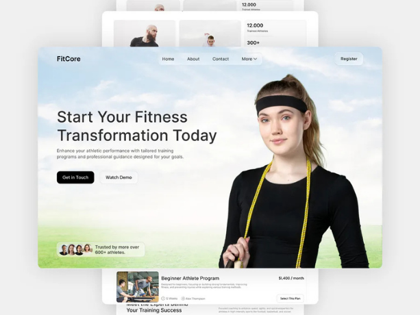 High-Converting Coach Websites Showcase 4